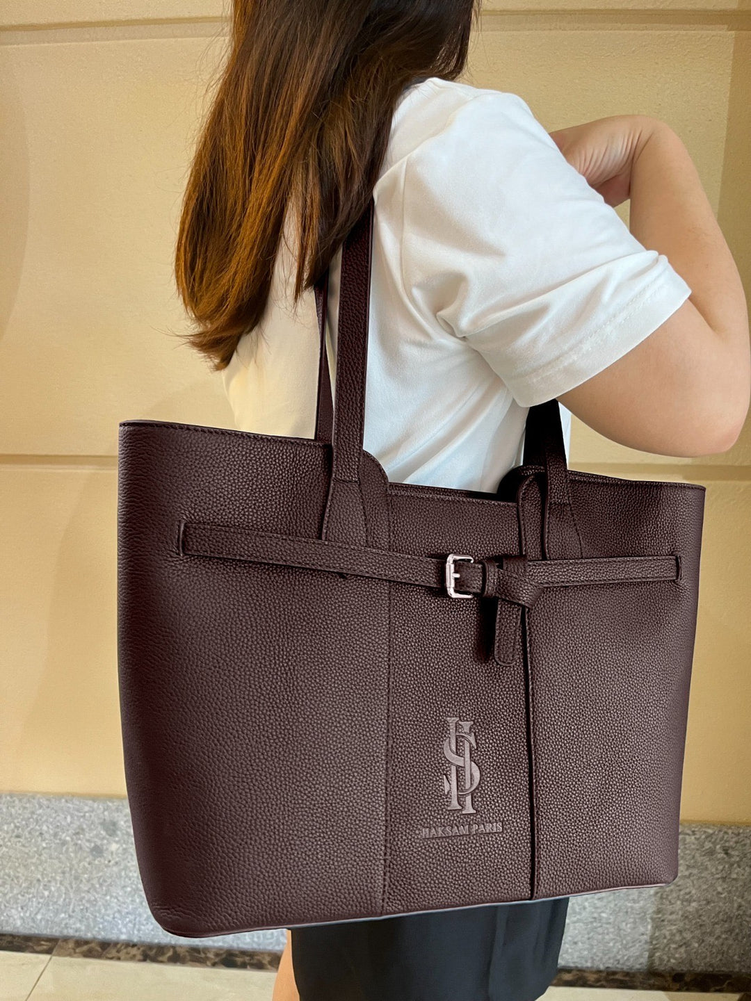Luxury TOGO Leather Tote Bag – Parisian Elegance with Insulated Compartment