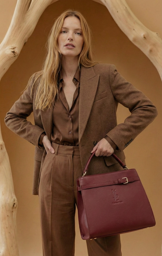 Luxury TOGO Leather Handbag – Modern Elegant Bag with Insulated Compartment