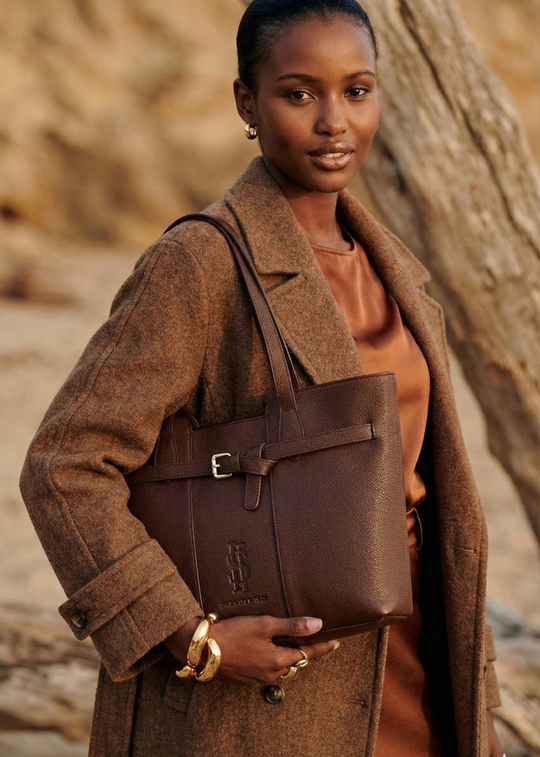 Luxury TOGO Leather Tote Bag – Parisian Elegance with Insulated Compartment