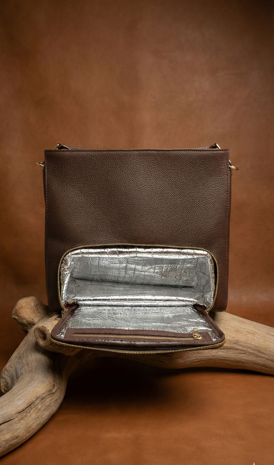 Luxury TOGO Leather Handbag – Modern Elegant Bag with Insulated Compartment