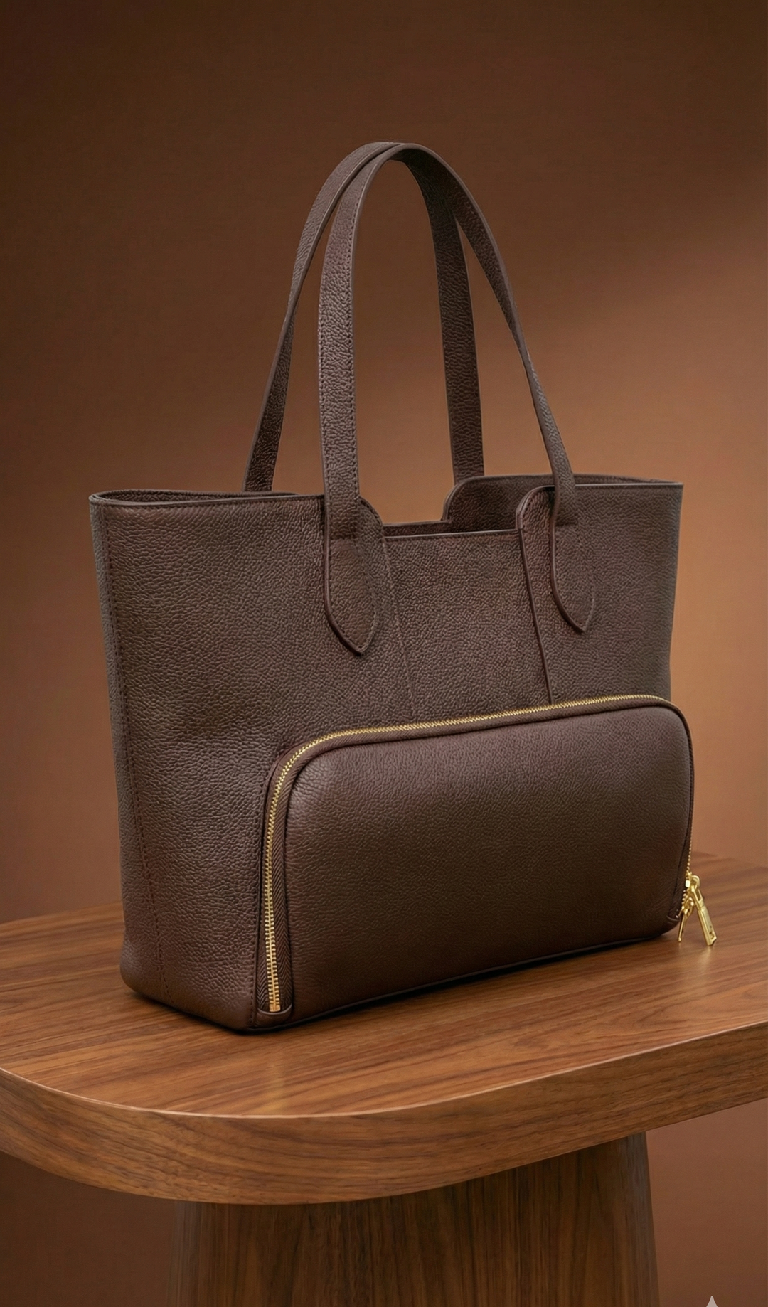 Luxury TOGO Leather Tote Bag – Parisian Elegance with Insulated Compartment
