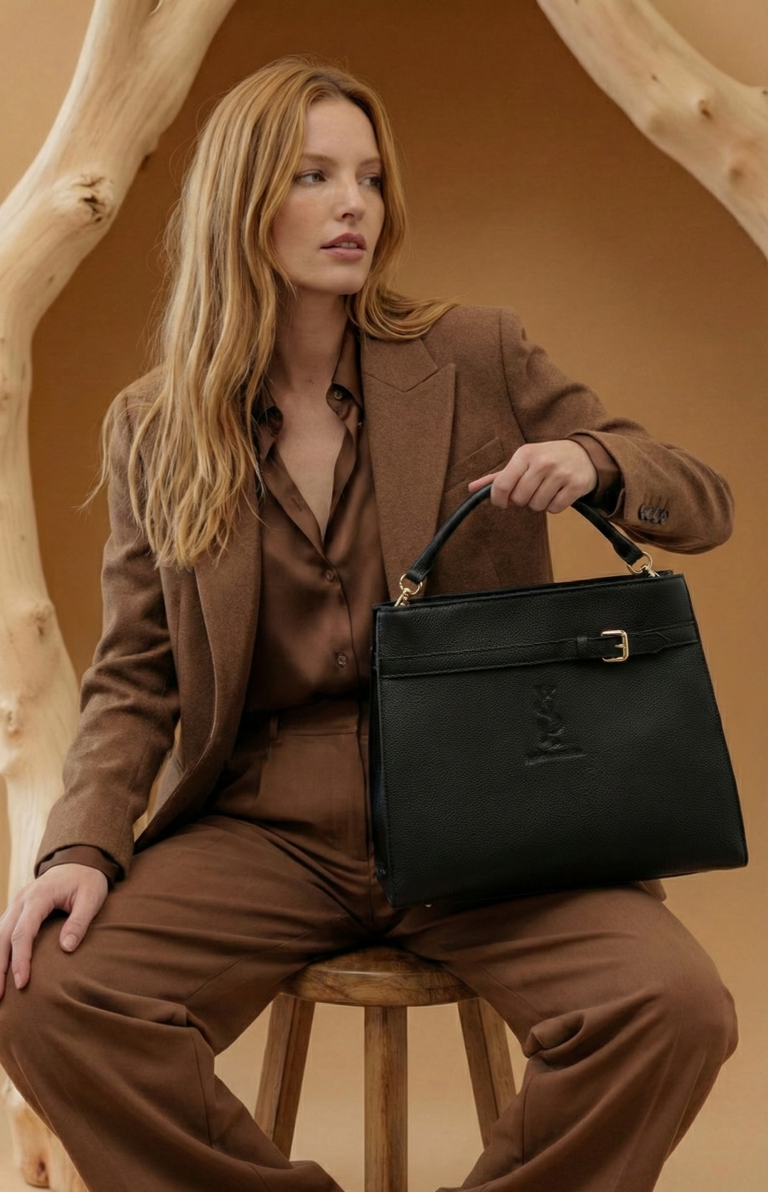 Luxury TOGO Leather Handbag – Modern Elegant Bag with Insulated Compartment