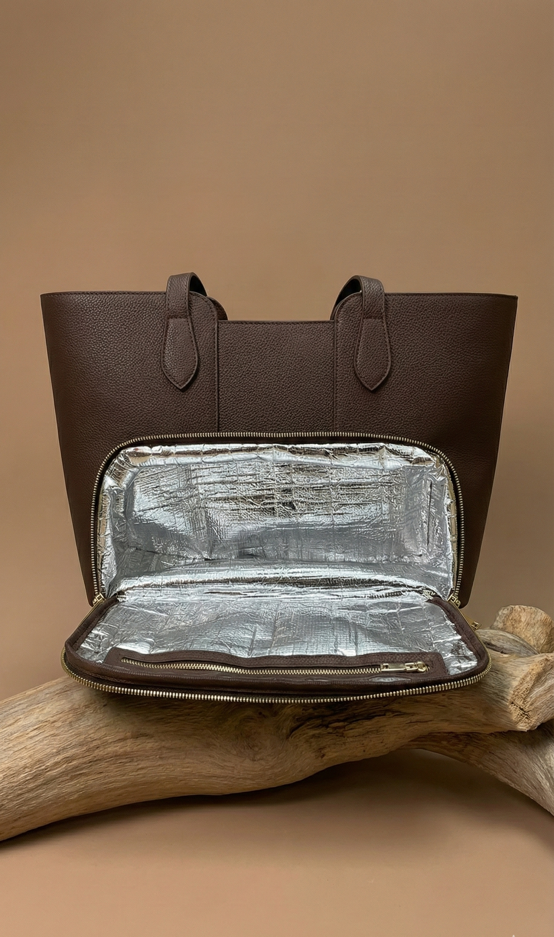 Luxury TOGO Leather Tote Bag – Parisian Elegance with Insulated Compartment