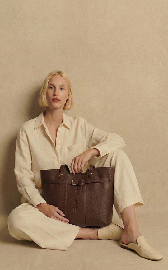 Luxury TOGO Leather Tote Bag – Parisian Elegance with Insulated Compartment